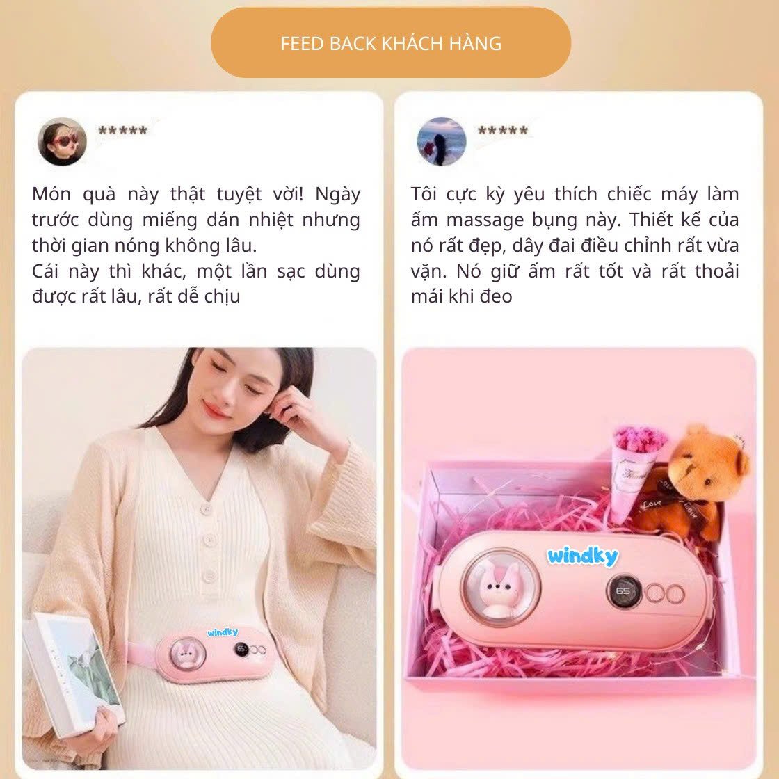 Đai bụng Windky - món quà yêu thương